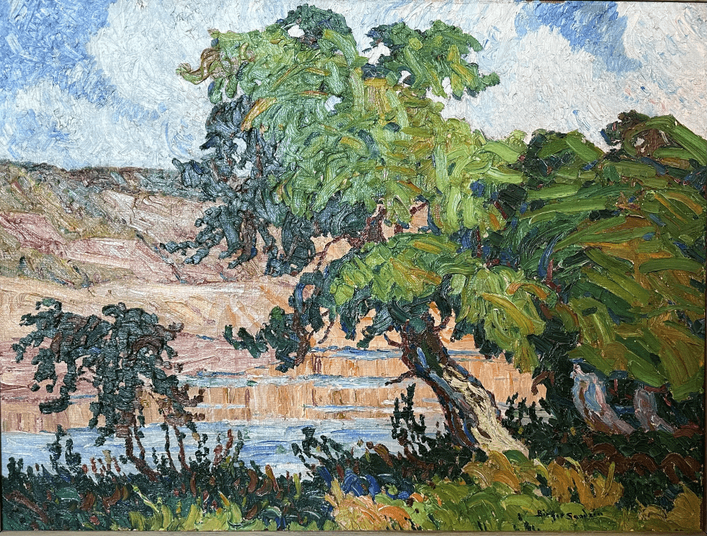 Birger Sandzén’s “Smoky River” Painting on Display at the Smoky Hill Museum - News Image